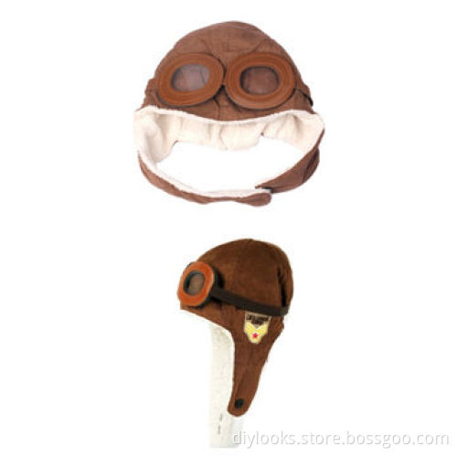 Pilot Glasses Style Sherpa Warm Baby Ear HatNew